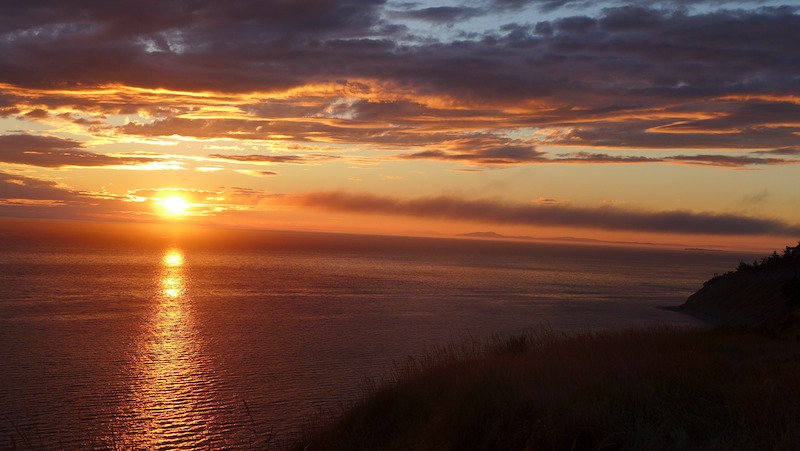 Fort Ebey - Strait of Juan de Fuca - Sunset